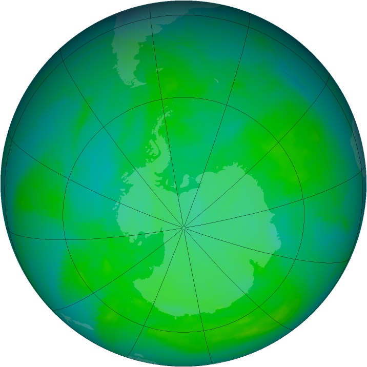 Ozone Map 1988-12-12